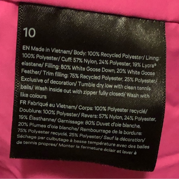 Lululemon NWT Sonic Pink,Wunder Puff Super Cropped Down Jacket,Size-10 - Picture 8 of 16